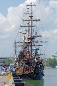Galleon Dragon, a passenger vessel in Gdynia
